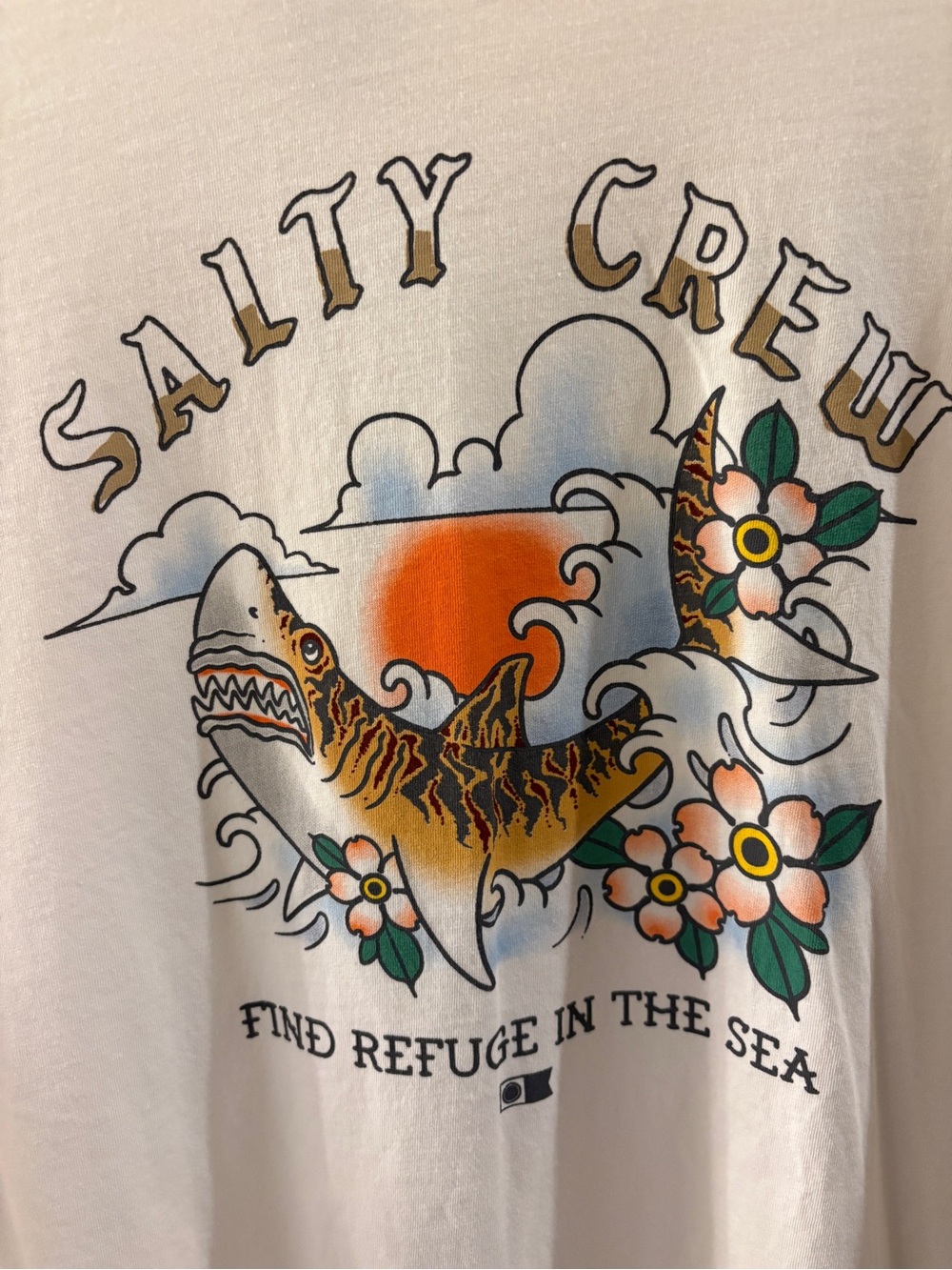 Salty Crew Women’s Extra-Oversized Shark Graphic Tee